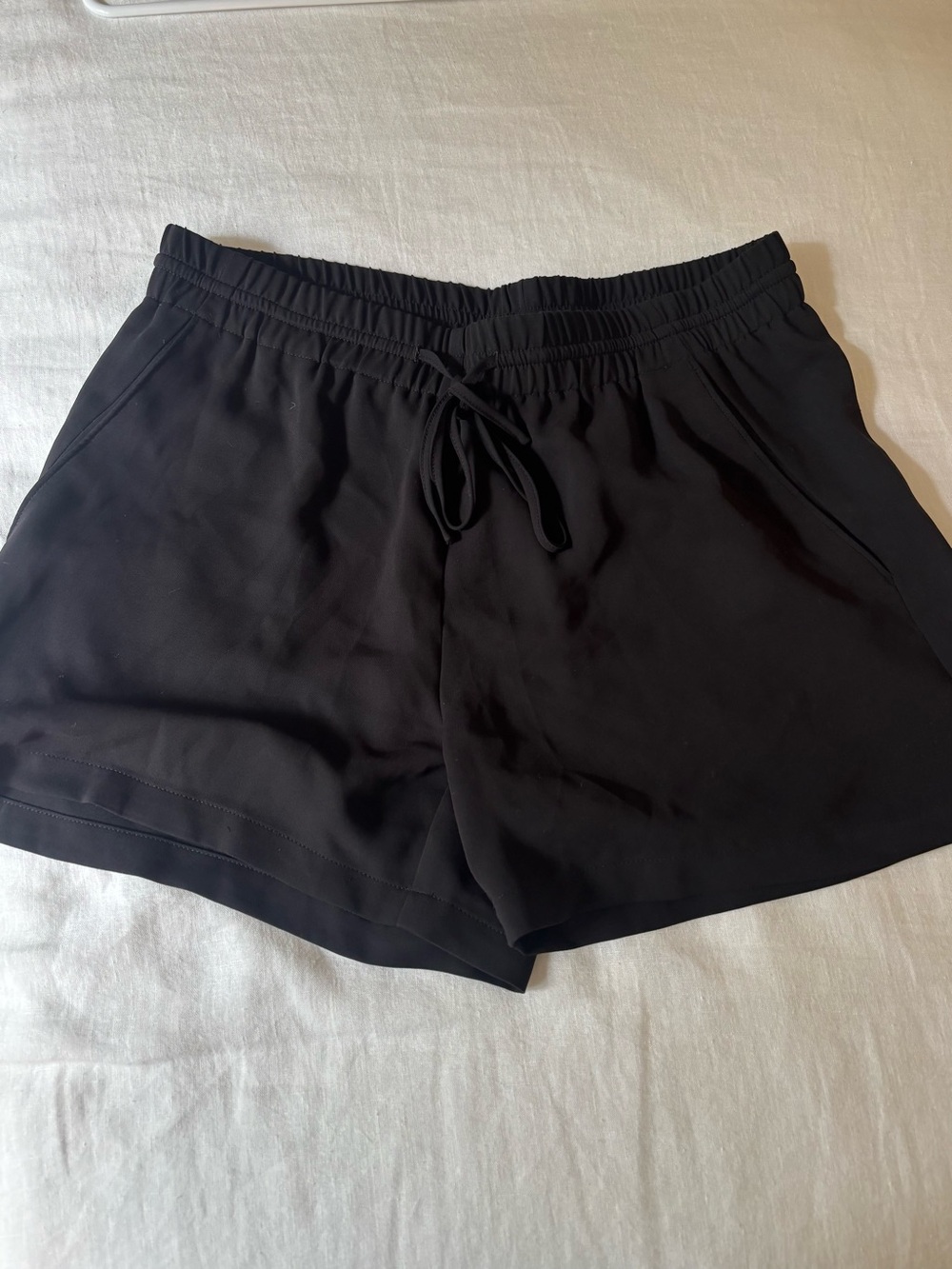 Theory Black Women's Drawstring Shorts